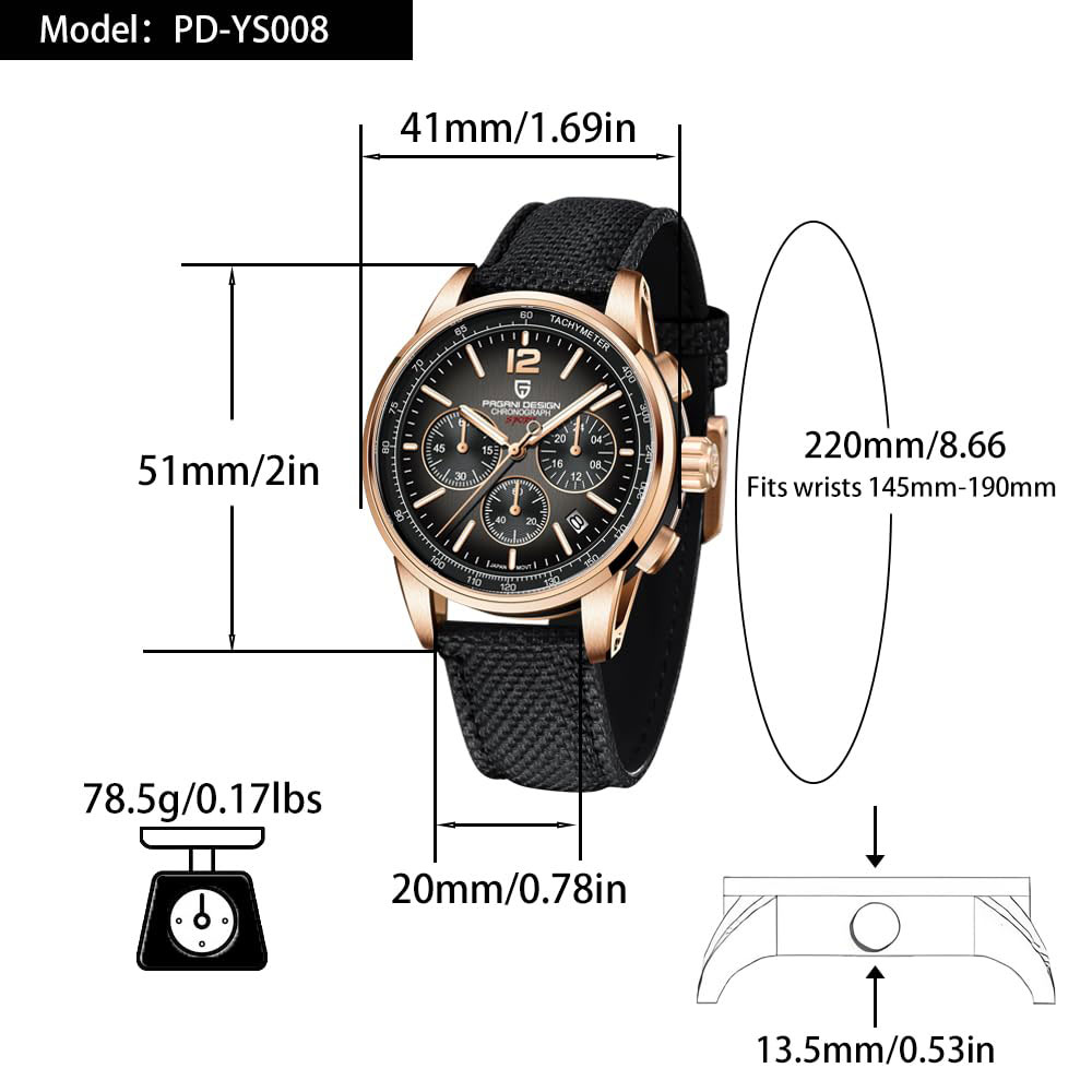 PAGANI تصميم جديد ساعة رجالي 4 - مراجعة Smartwatch Watches For Men Brands وسعره