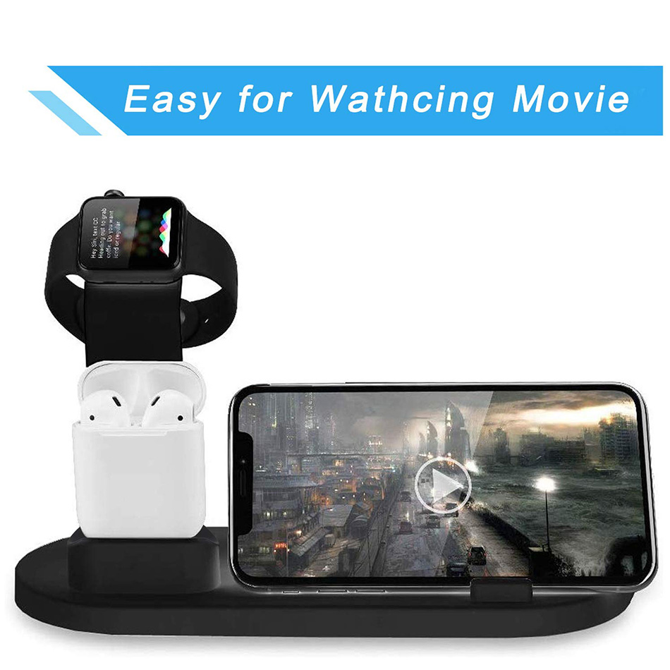 شاحن لاسلكي 7 في 1 مع حامل لأج - مراجعة Watch 7 Smartwatch Iphone وسعره
