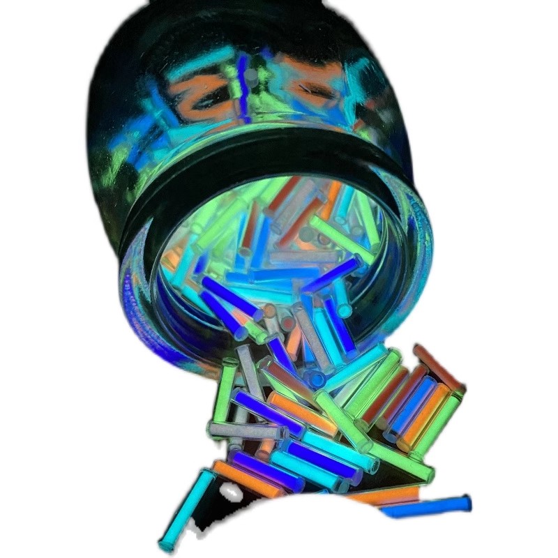 8 حزمة 3X25mm 8 ألوان أنبوب زج - مراجعة Tritium Gas Tube وسعره