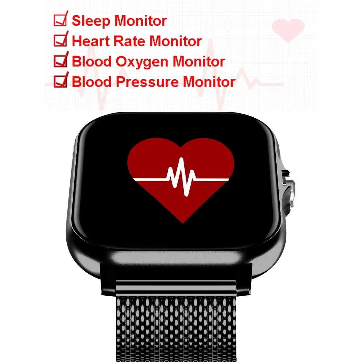 ساعة ذكية متعددة الوظائف جديدة - مراجعة Smartwatch Sports Watches For Women وسعره