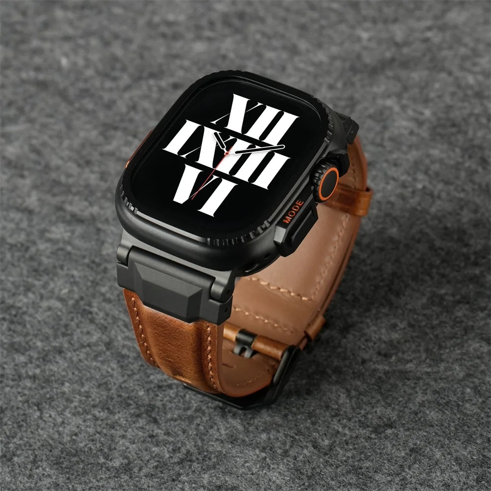 حزام جلدي من بيزنس آرمور لساعة - مراجعة Smartwatch Slim Watches For Men وسعره