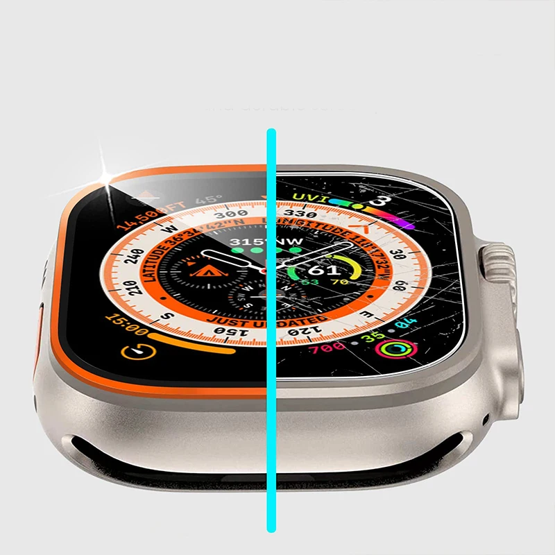 طبقة من الزجاج المقسى لساعة أب - مراجعة Smartwatch Watches For Girls وسعره