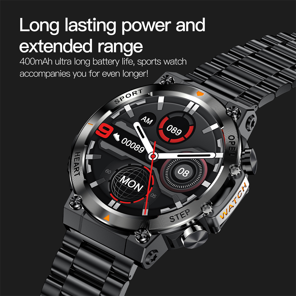 ساعة ذكية جديدة للرجال 2026 بش - مراجعة Smartwatch Health Watches For Men وسعره