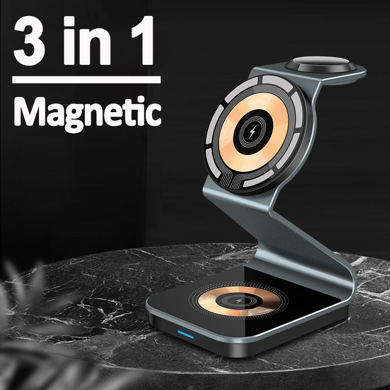 حامل شاحن لاسلكي مغناطيسي شفاف - مراجعة Watch 7 Smartwatch Iphone وسعره