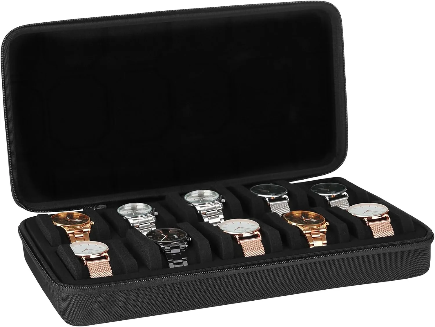 10 فتحات صندوق ساعة منظم محمول - مراجعة Tag Watches Smartwatch وسعره
