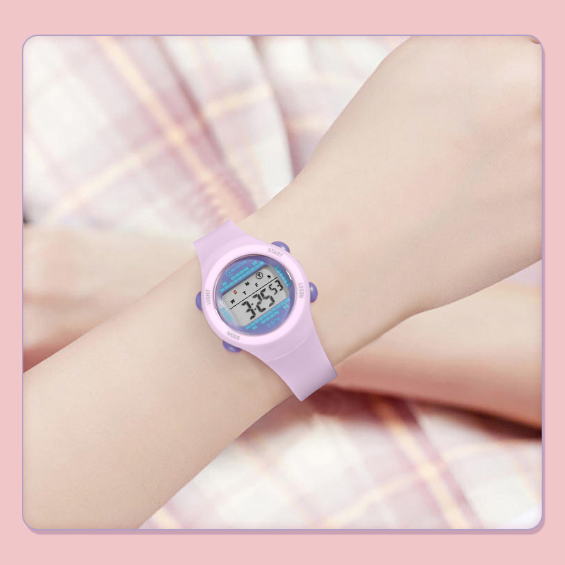 ساعة إلكترونية مقاومة للماء لل - مراجعة Smartwatch Digital Watches For Girls وسعره
