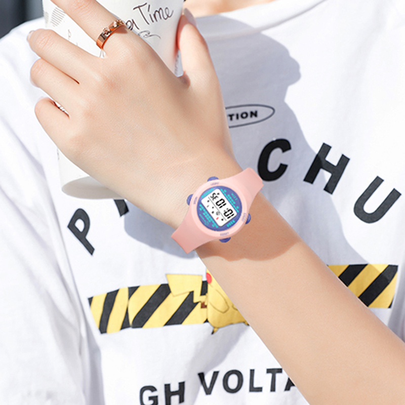 ساعة إلكترونية مقاومة للماء لل - مراجعة Smartwatch Digital Watches For Girls وسعره