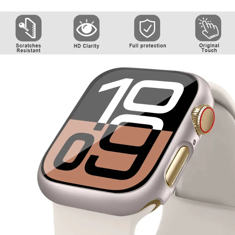 زجاج + حافظة لساعة أبل 45 مللي - مراجعة Iwatch Smartwatch Series 7 وسعره