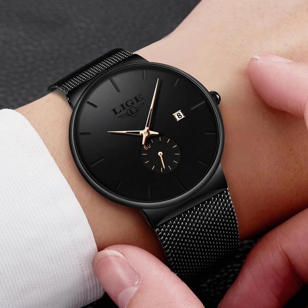ساعات رجالية عصرية من LIGE ، أ - مراجعة Smartwatch Watches For Men Brands وسعره