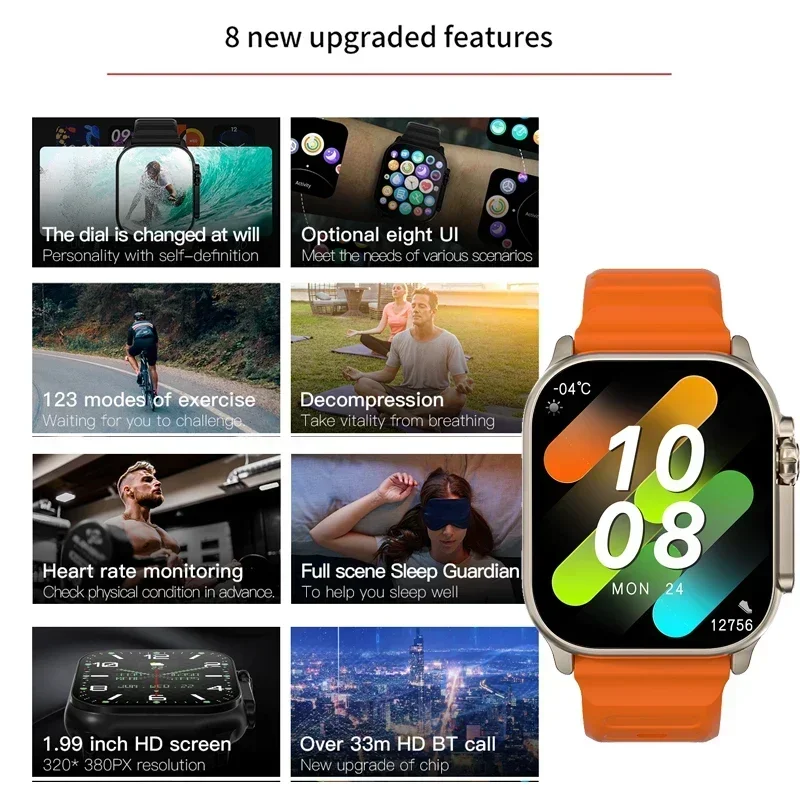 ساعة ذكية جديدة من السلسلة 9 P - مراجعة Smartwatch Sports Watches For Women وسعره