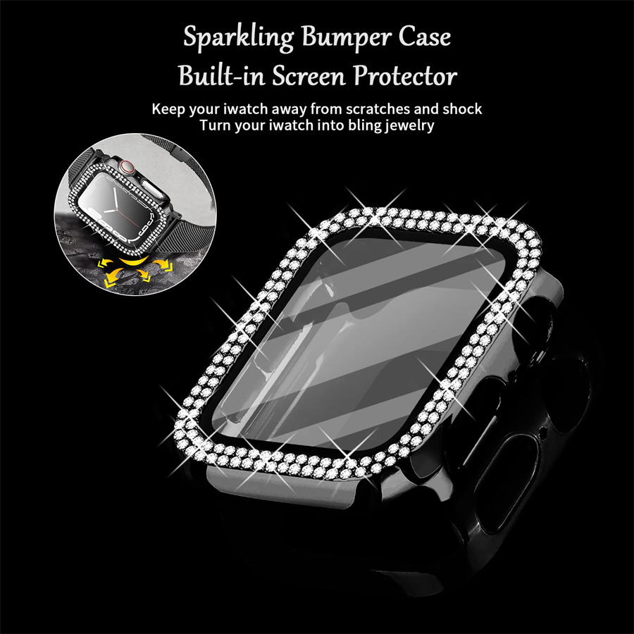 غطاء الماس لساعة أبل 45 مللي م - مراجعة Iwatch Smartwatch Series 7 وسعره