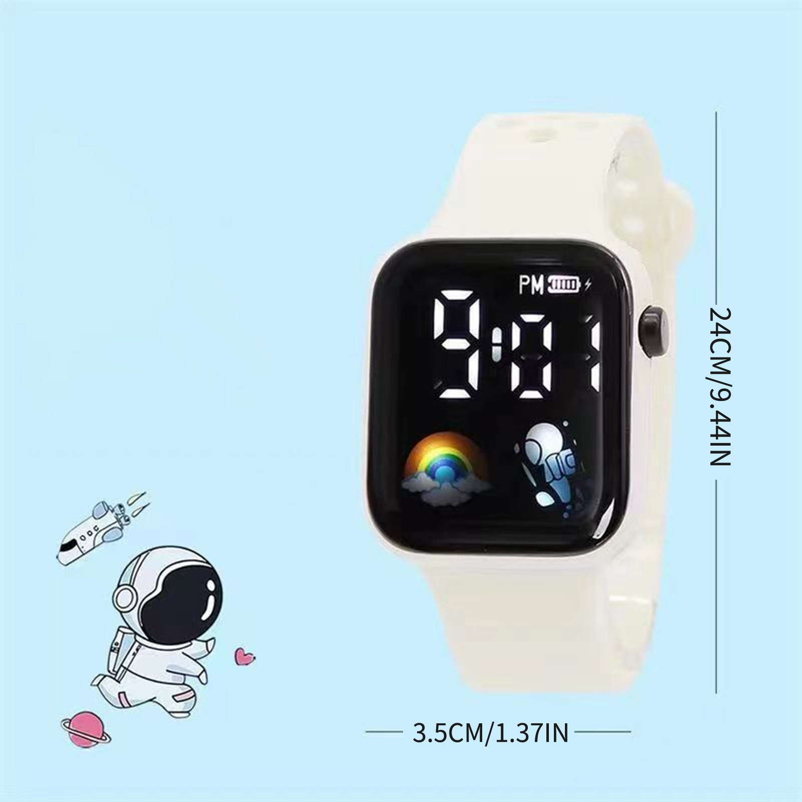 ساعة ذكية إلكترونية للأطفال ،  - مراجعة Smartwatch Digital Watches For Girls وسعره