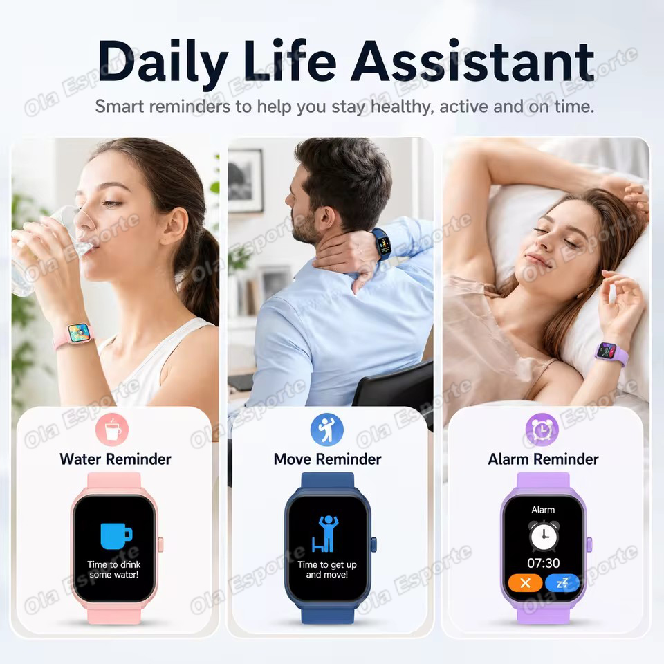 ساعة ذكية بلس للرجال والنساء م - مراجعة Smartwatch Sports Watches For Women وسعره