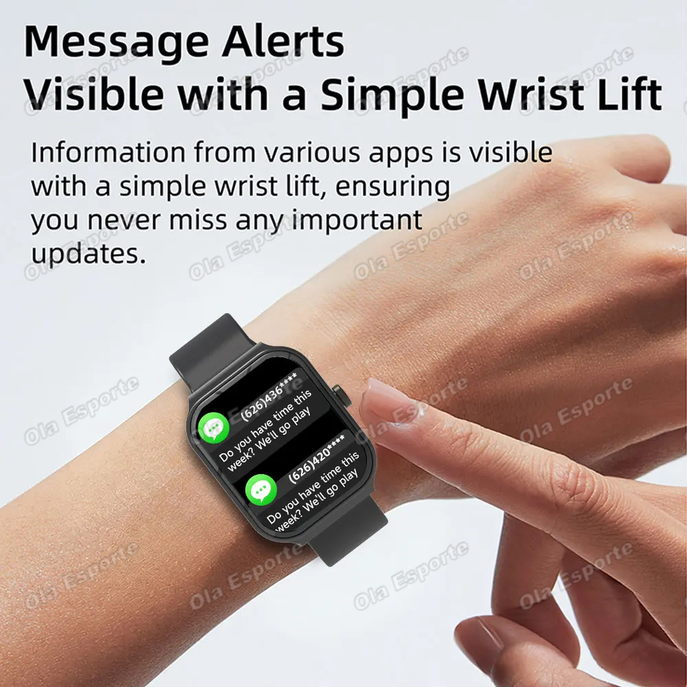 ساعة ذكية بلس للرجال والنساء م - مراجعة Smartwatch Sports Watches For Women وسعره