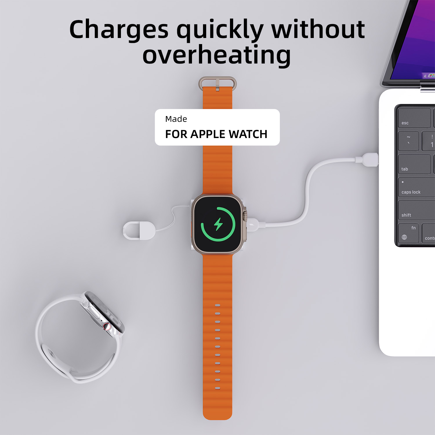 Bonola ساعة مغناطيسية شاحن لاس - مراجعة Watch 7 Smartwatch Iphone وسعره