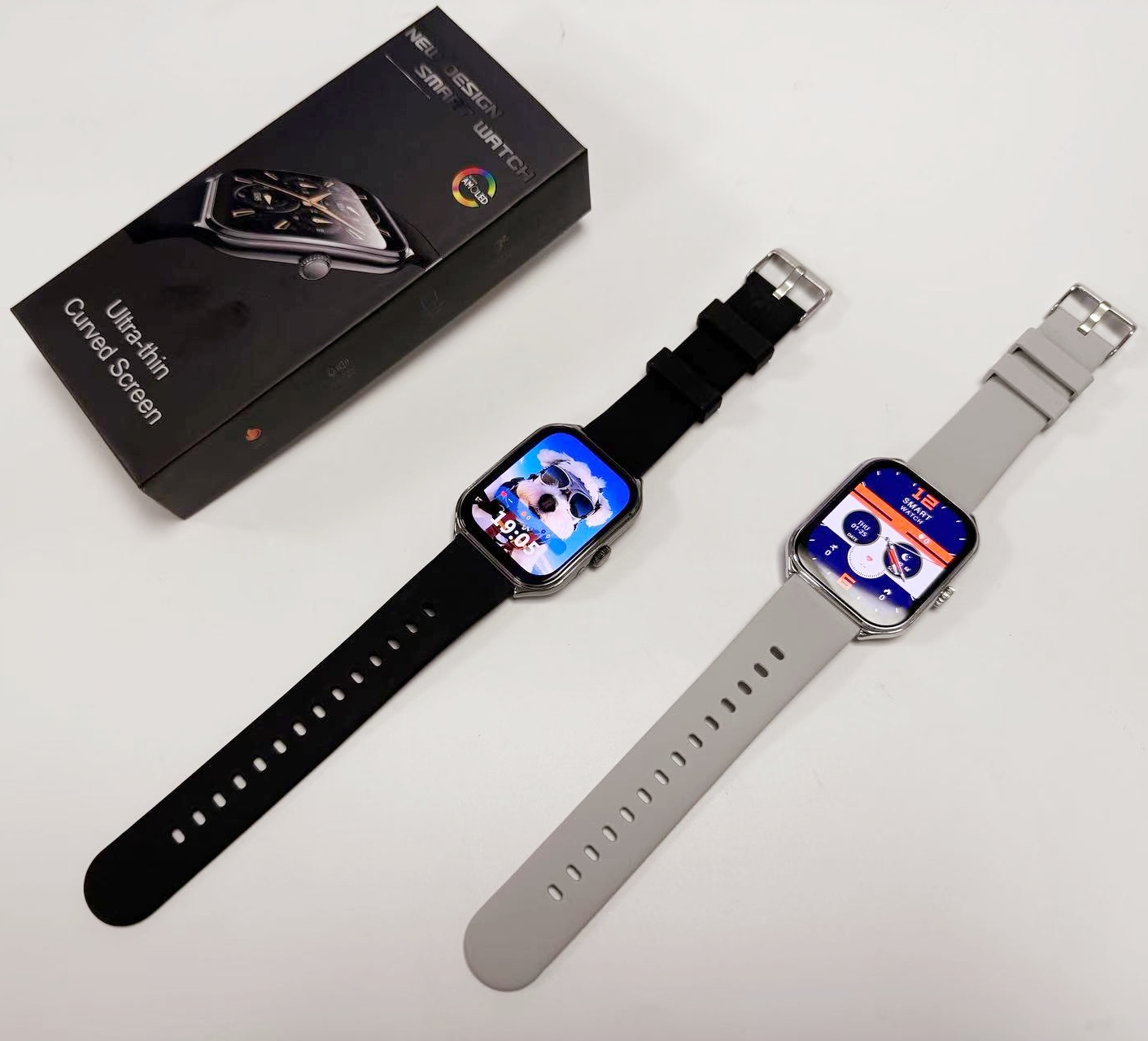 موضة فائقة النحافة Amoled Smar - مراجعة Smartwatch Slim Watches For Men وسعره