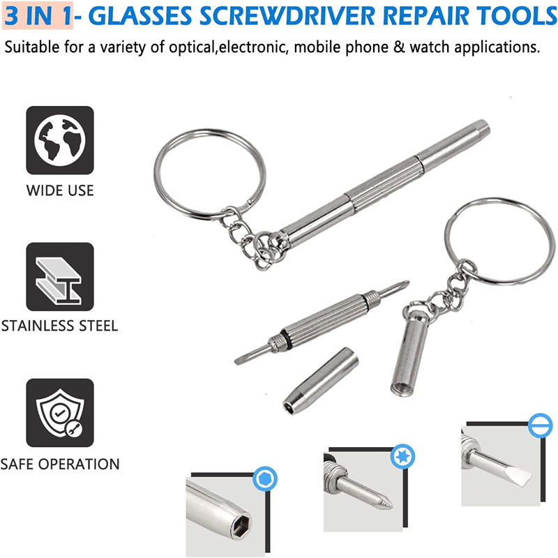 مفكات نظارات يدوية صغيرة 3 في  - مراجعة Watchmaker Screwdriver وسعره