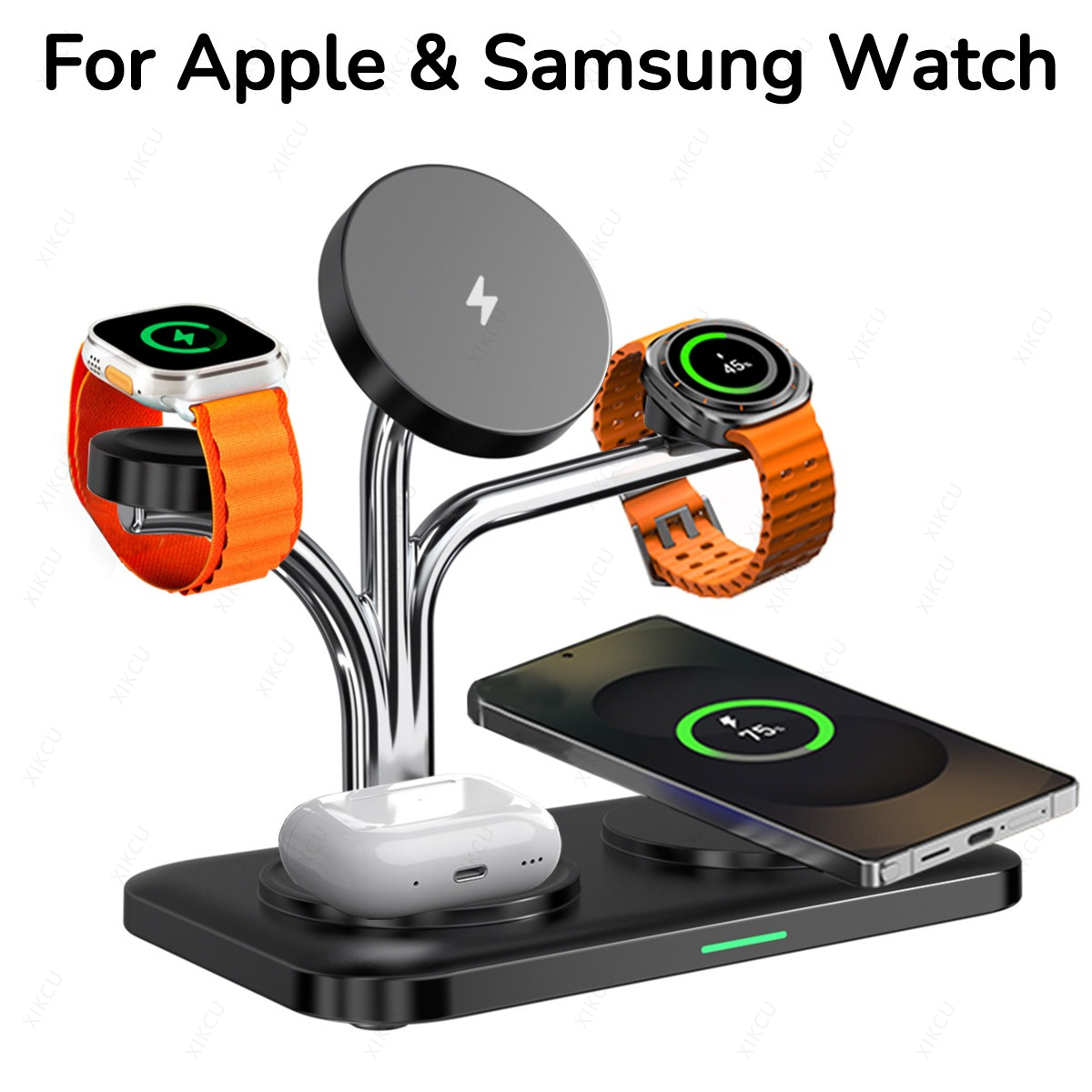 شاحن لاسلكي مغناطيسي 5 في 1 ها - مراجعة Watches Smartwatch Samsung وسعره