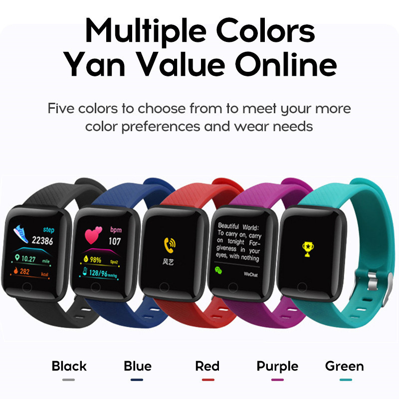 116plus ساعة ذكية للرجال والنس - مراجعة Smartwatch Sports Watches For Women وسعره
