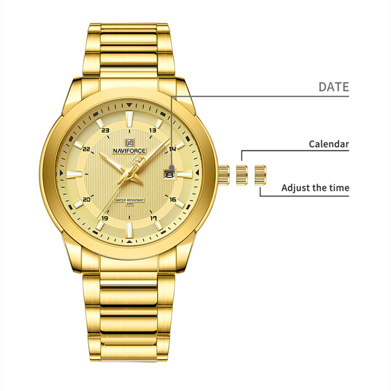 2024 أفضل ماركة NAVIFORCE ساعا - مراجعة Smartwatch Watches For Men Brands وسعره