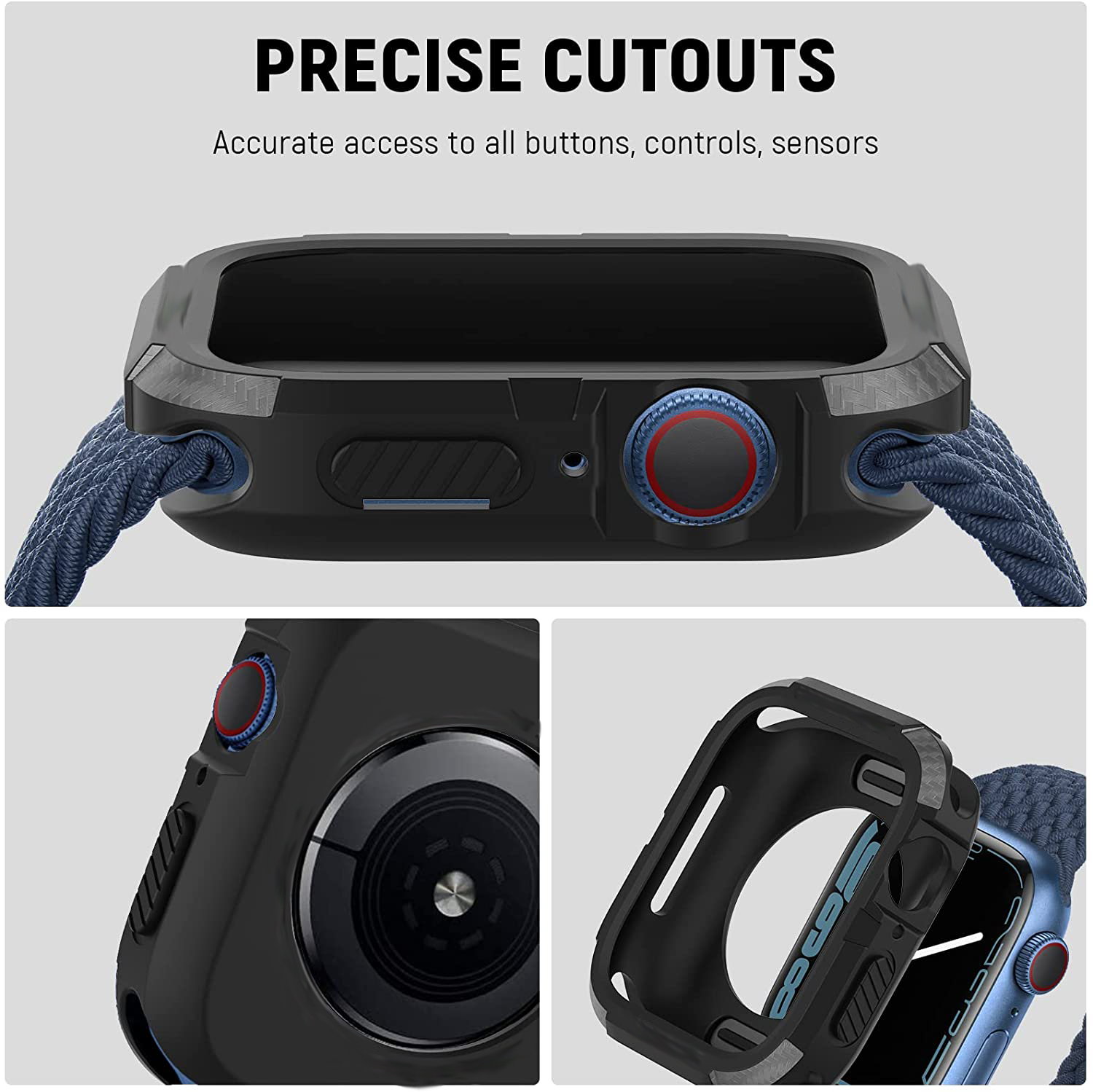 غطاء متين لساعة أبل 44 مللي مت - مراجعة Iwatch Smartwatch Series 7 وسعره